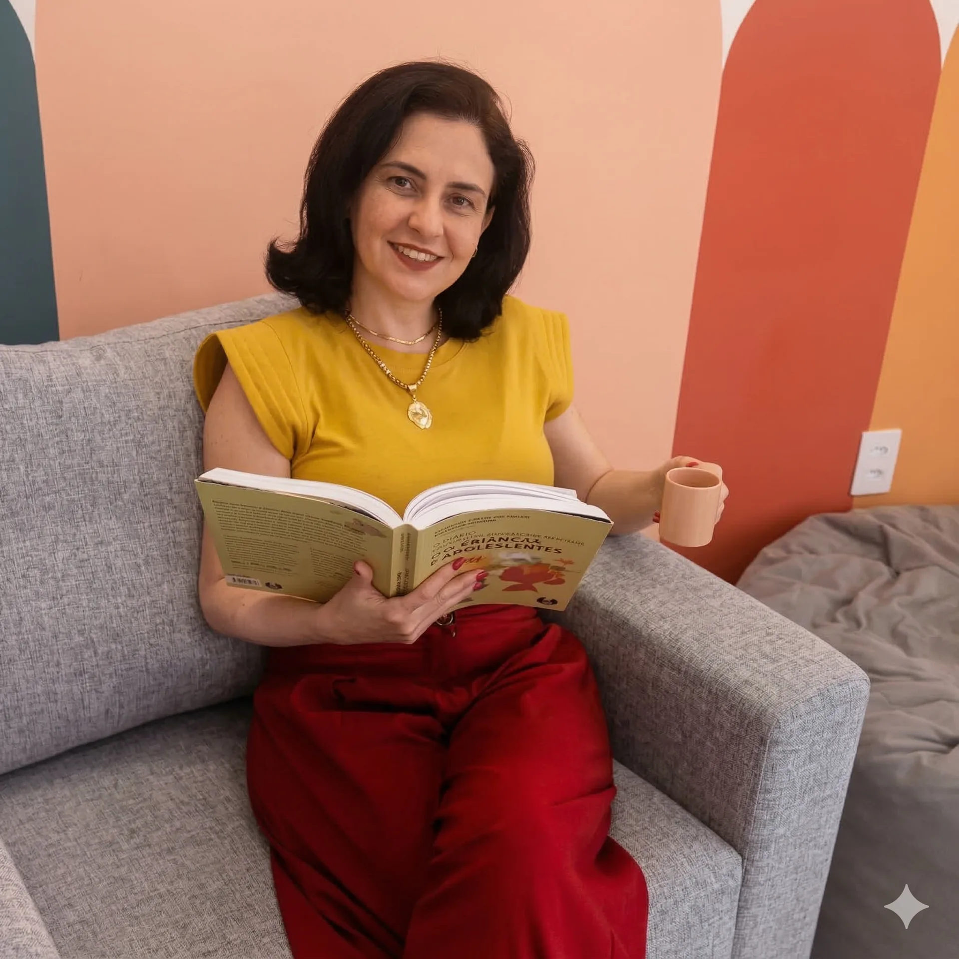 Mariana jogando com uma criança